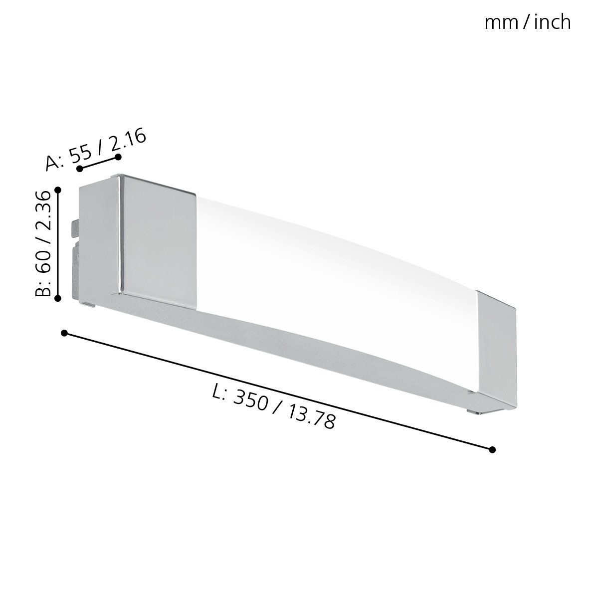 SIDERNO mirror light (Chrome) - Clearance
