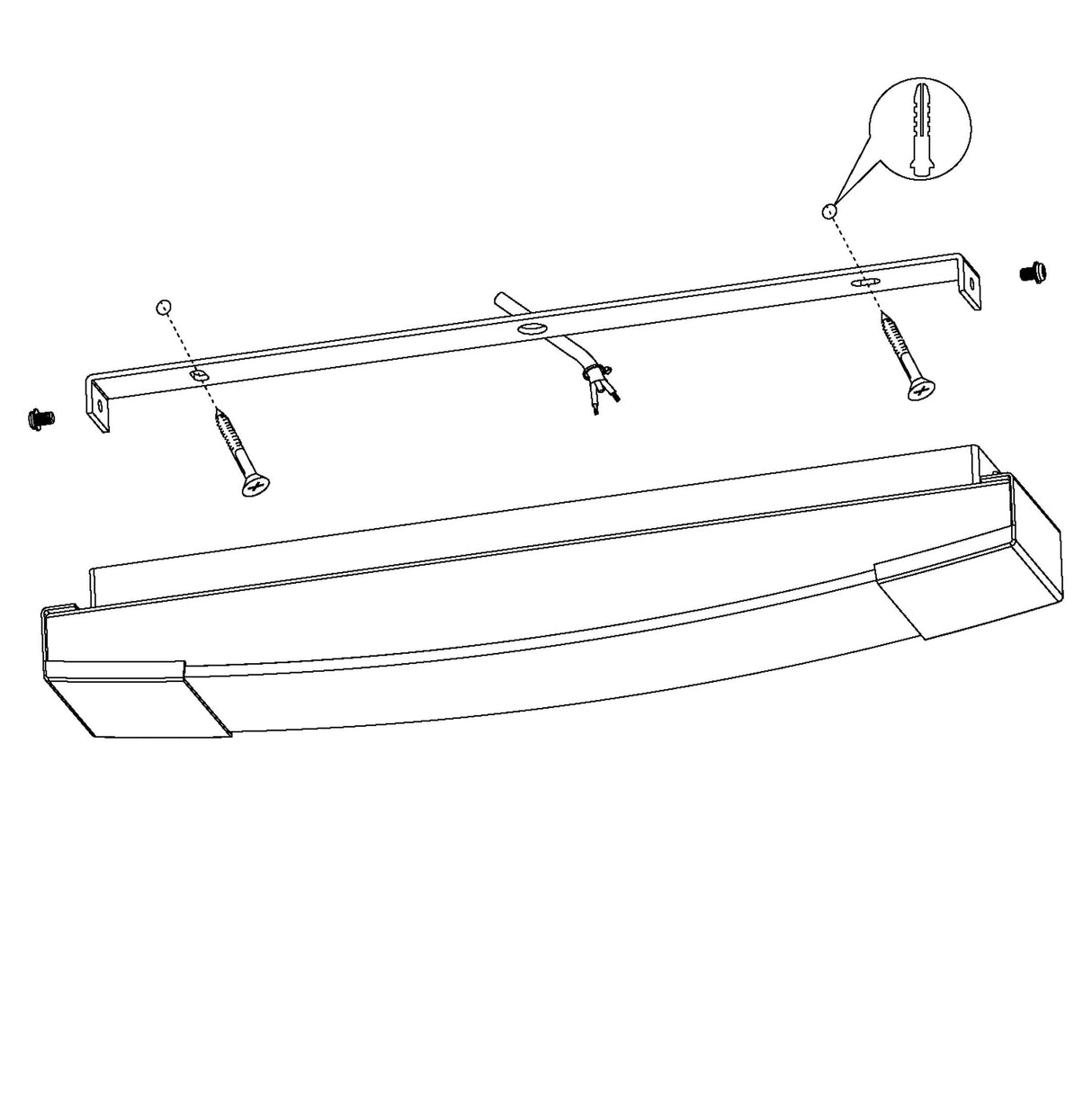 SIDERNO mirror light (Chrome) - Clearance