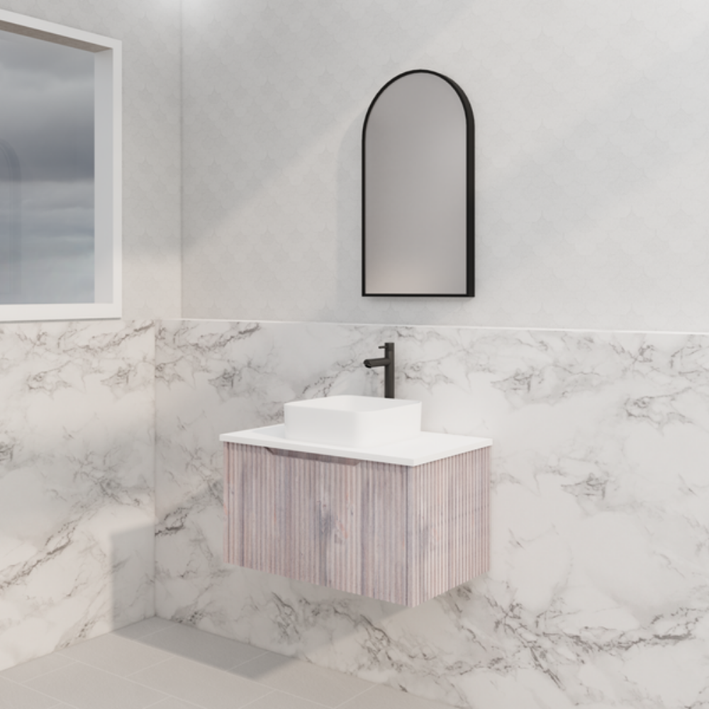 ABS VIENNA Wall Hung Vanity 750mm (White Oak)