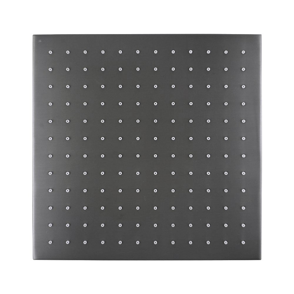AQU 250mm Shower Head - Brushed Gun Metal
