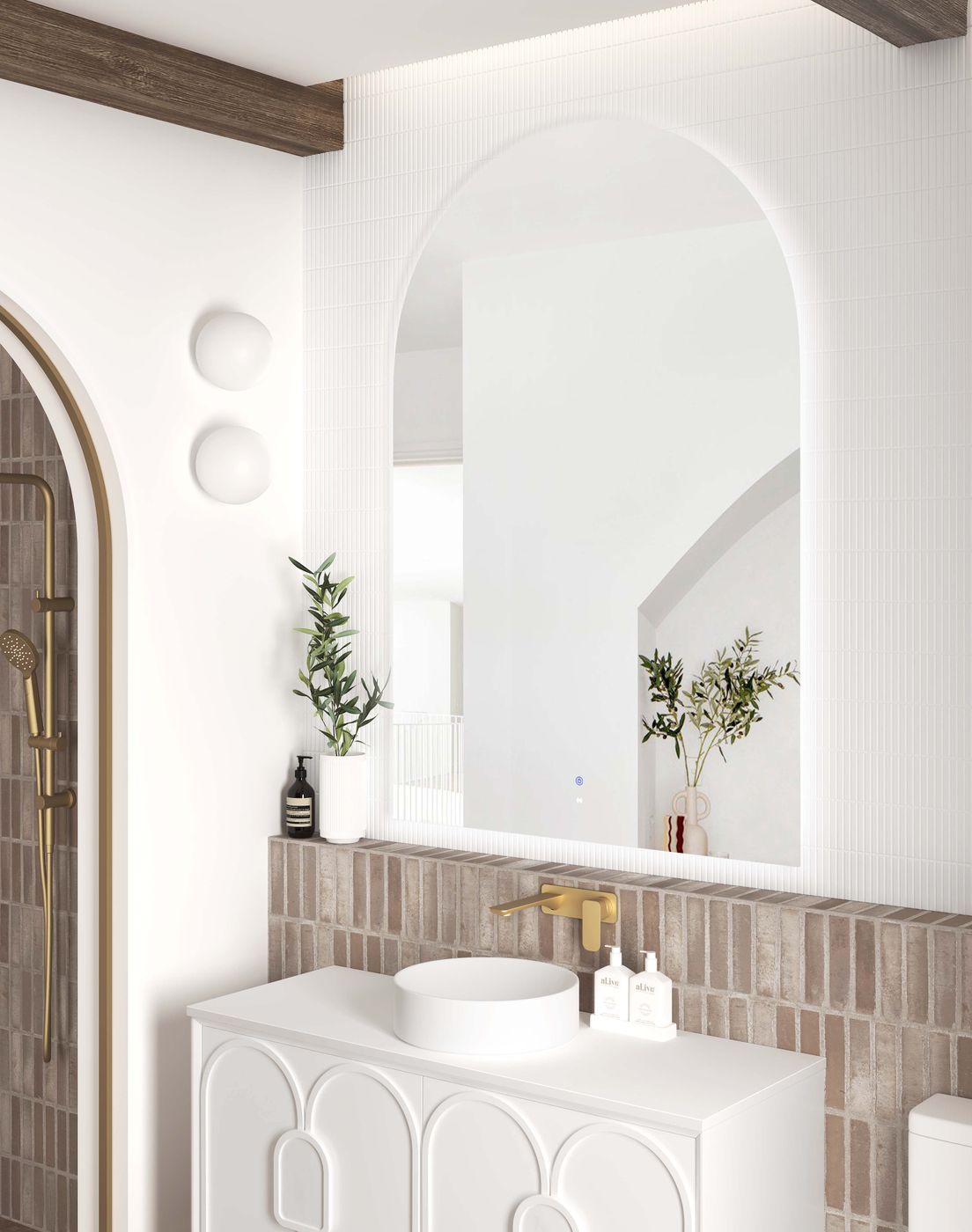 ARCHIE LED Frameless Mirror 1500x1000mm