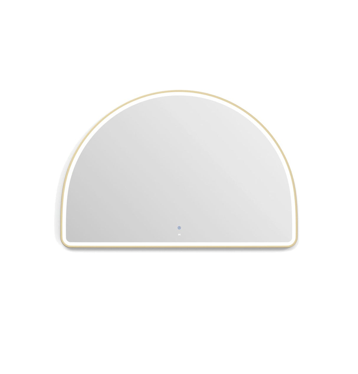 ARCHIE LED Half Moon Mirror 1000x1500mm (Brushed Gold)