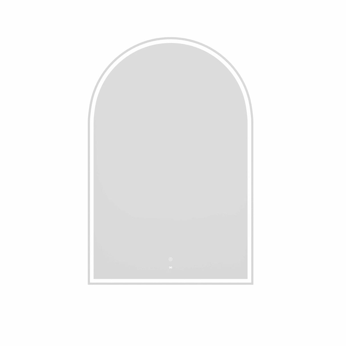 ARCHIE LED Metal Frame Mirror 1200x800mm Matte White