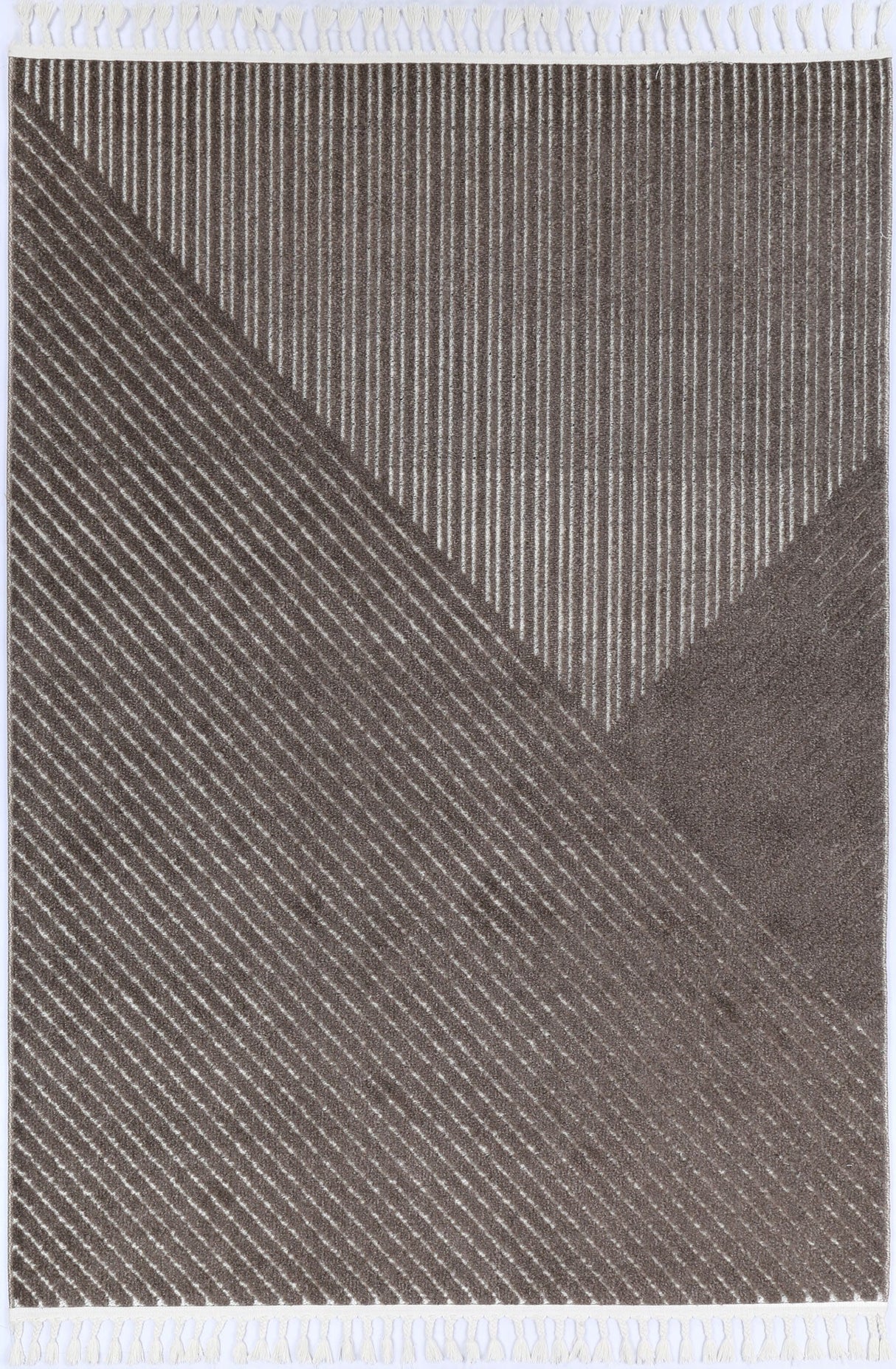 Ares Thasos Overlay Taupe Rug