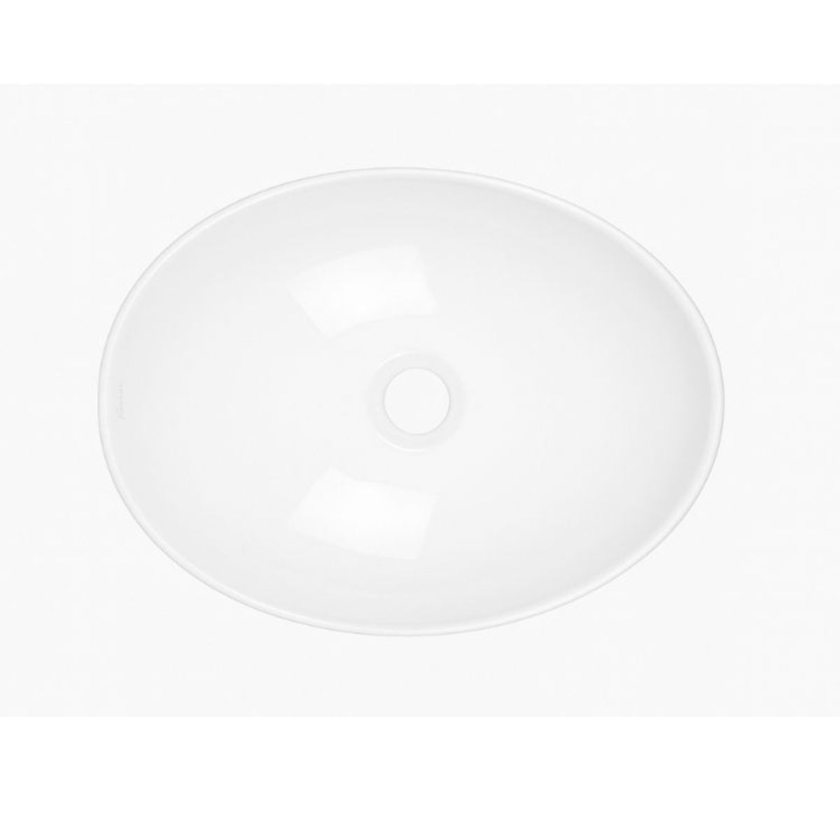 ARTIS Above Counter Basin White (Oval: 400x345x145)