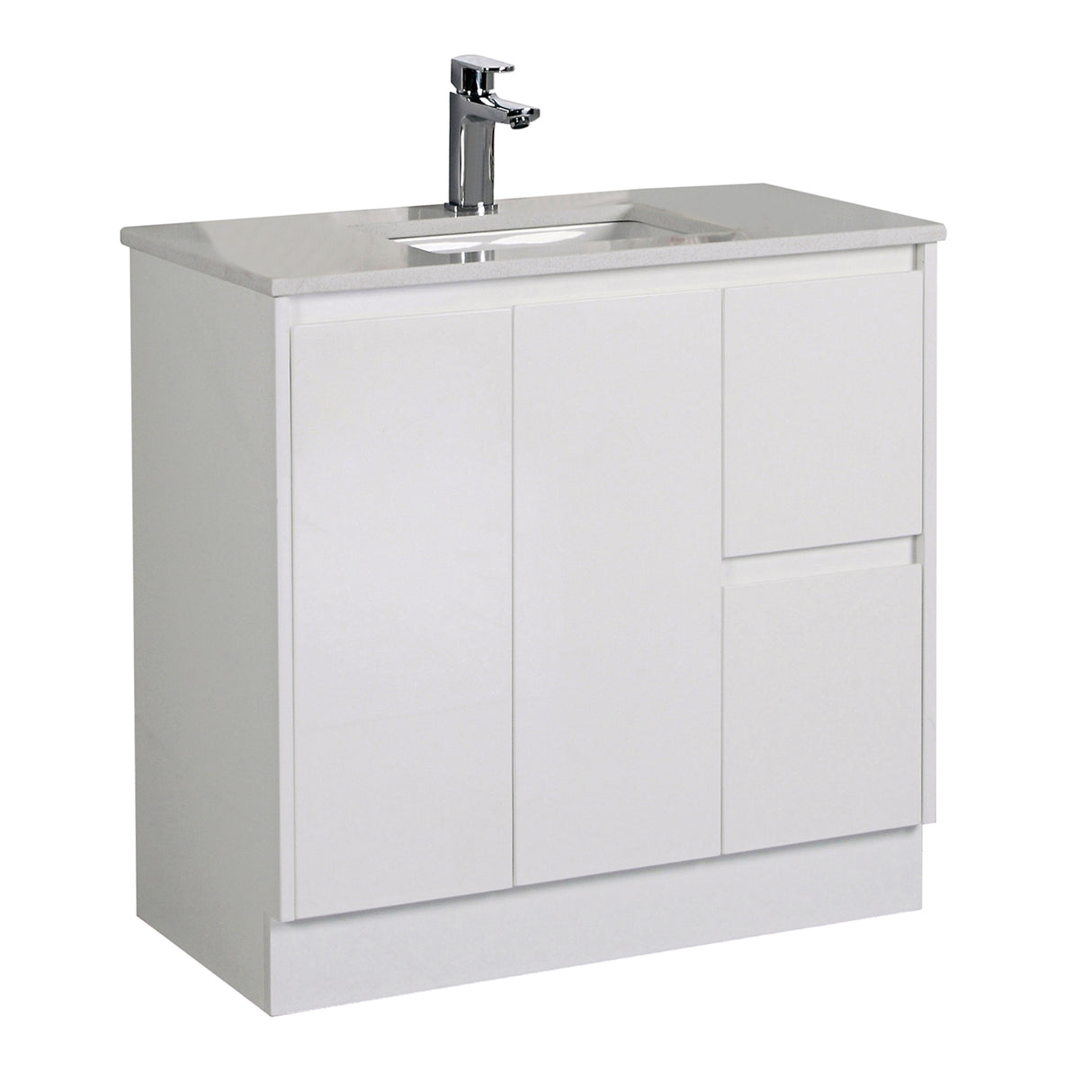 ALICE Freestanding Vanity Gloss White (All Sizes)