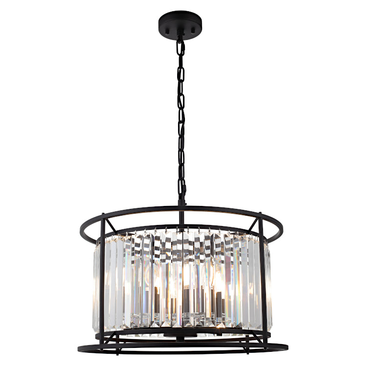 Amelia 6lt Pendant Black