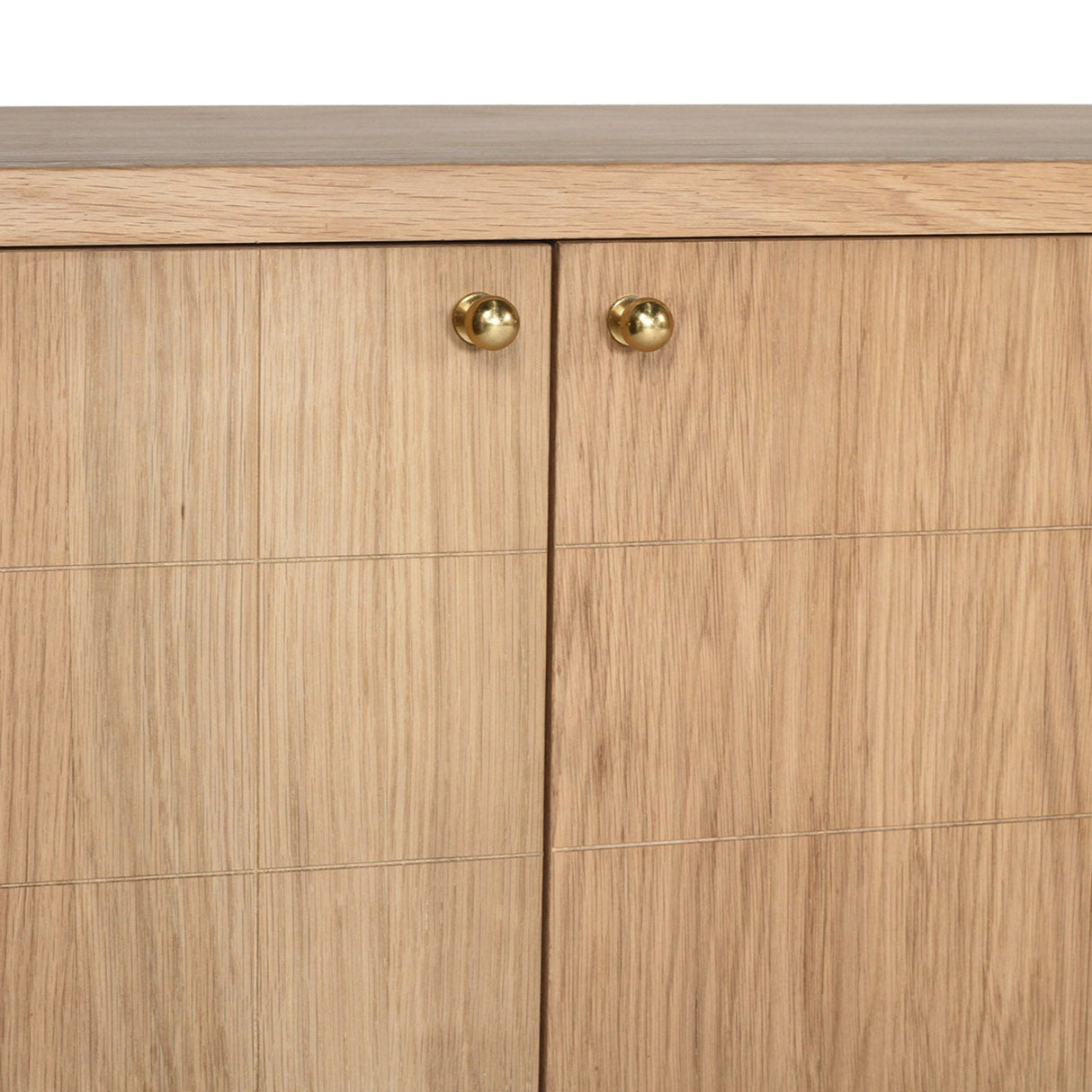 American Oak Livia Entertainment Unit – Six Door 3m