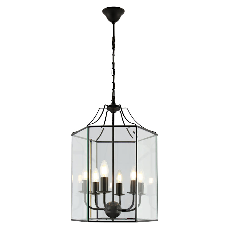 Arcadia 6lt Pendant Black
