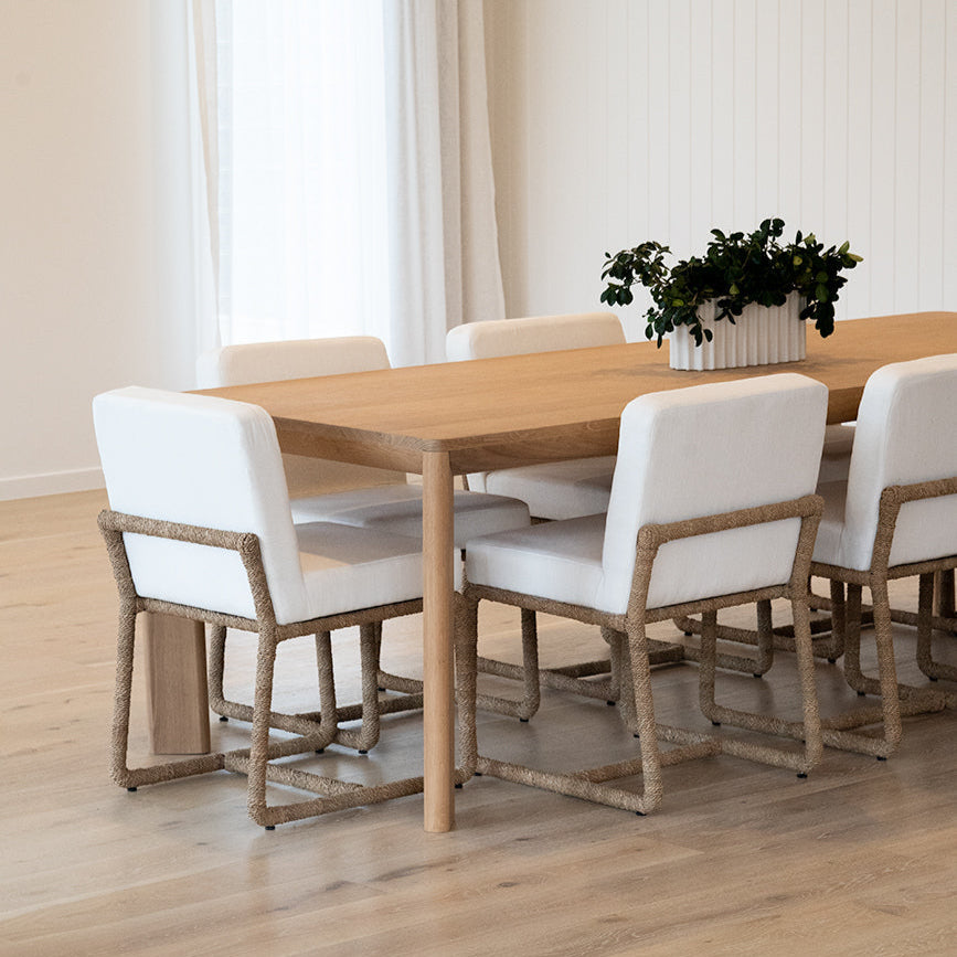 Ashton American Oak Dining Table 2.5m