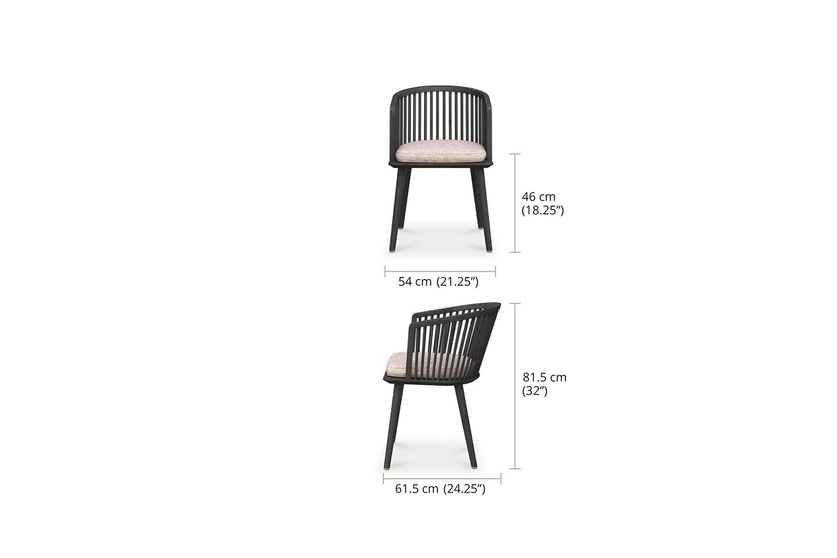 Aurelia Dining Chair 54cm - Natural- DISCONTINUE