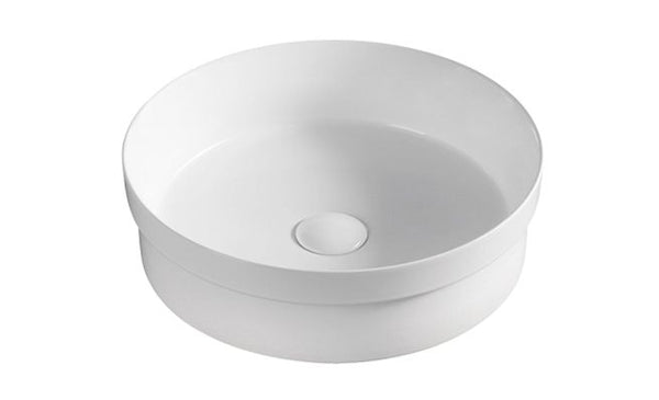 Aulic GARDINIER Semi Inset Basin Gloss White (Round:405x405x120)