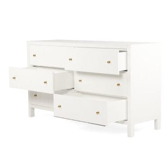 Aurelia Chest Of Teak Drawers - 1.6m - Whitley