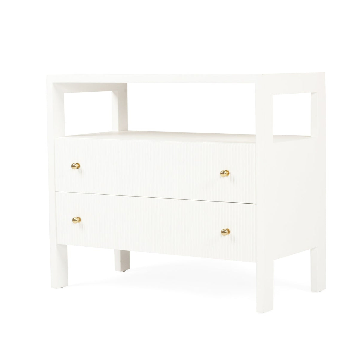 Aurelia Mahogany Nightstand - Whitley - 0.8m