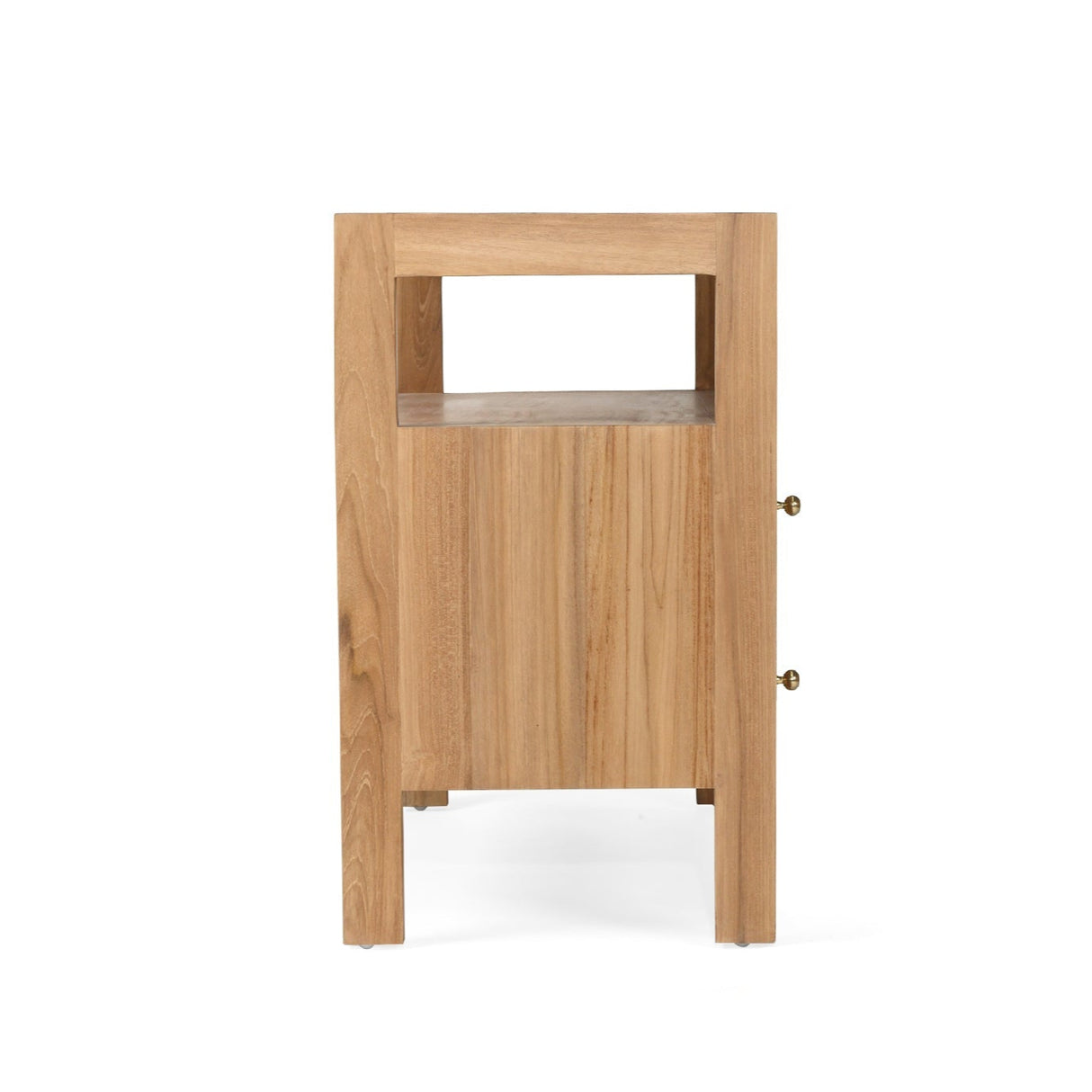 Aurelia Teak Nightstand - Natural - 0.8m