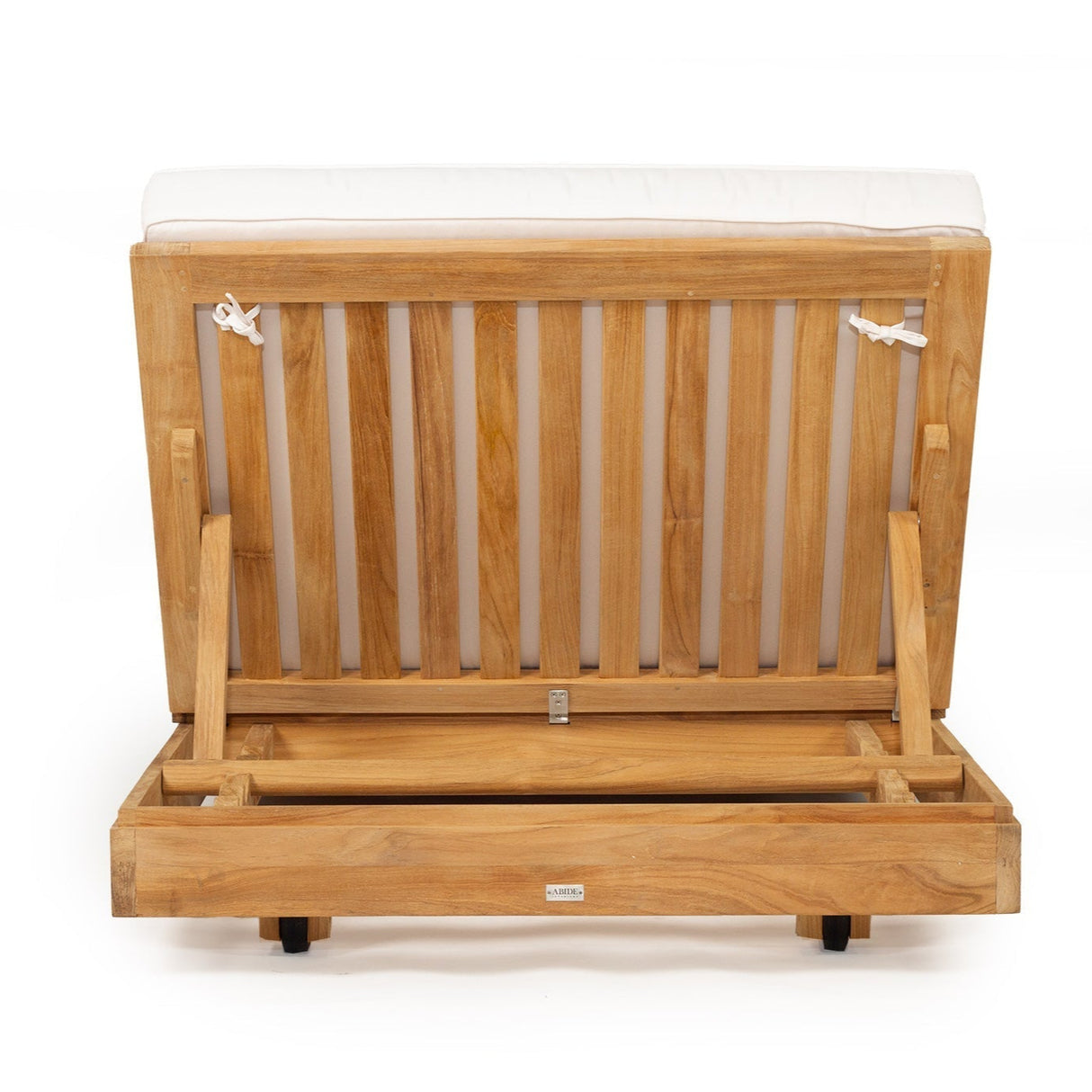 Ava Teak Outpost Sunlounger - 1m
