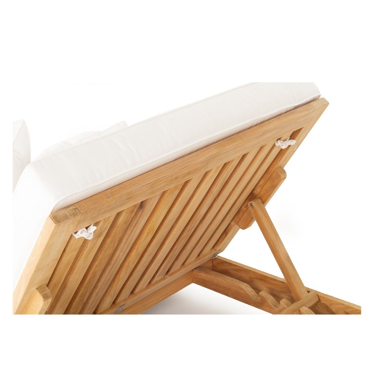 Ava Teak Outpost Sunlounger - 1m