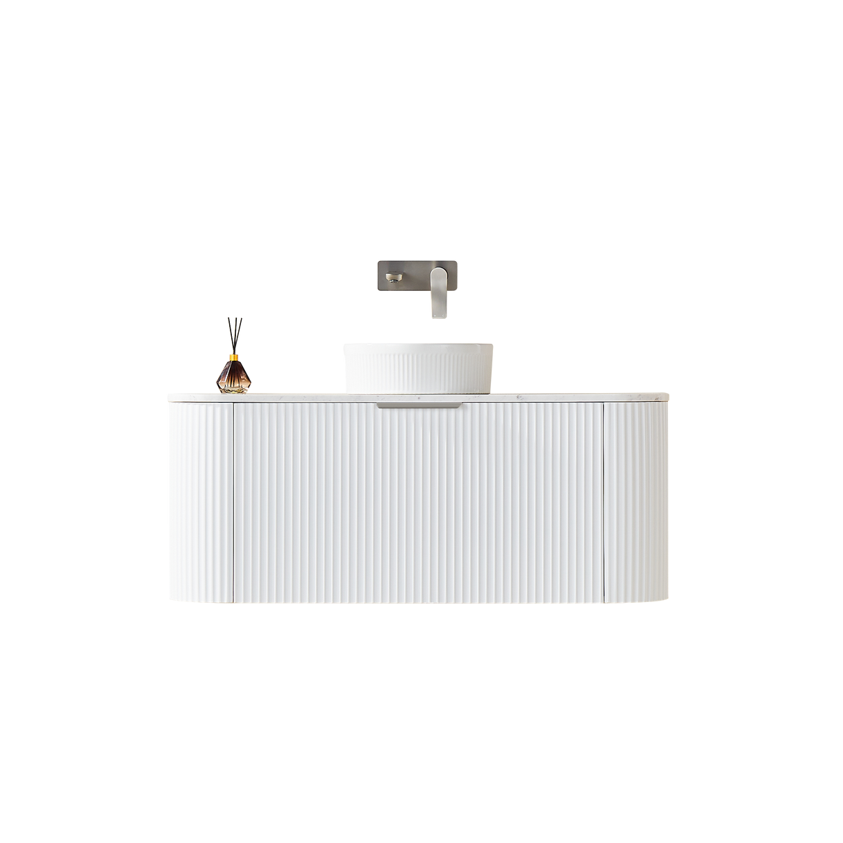 Avalon Wall Hung Vanity (Matte White)