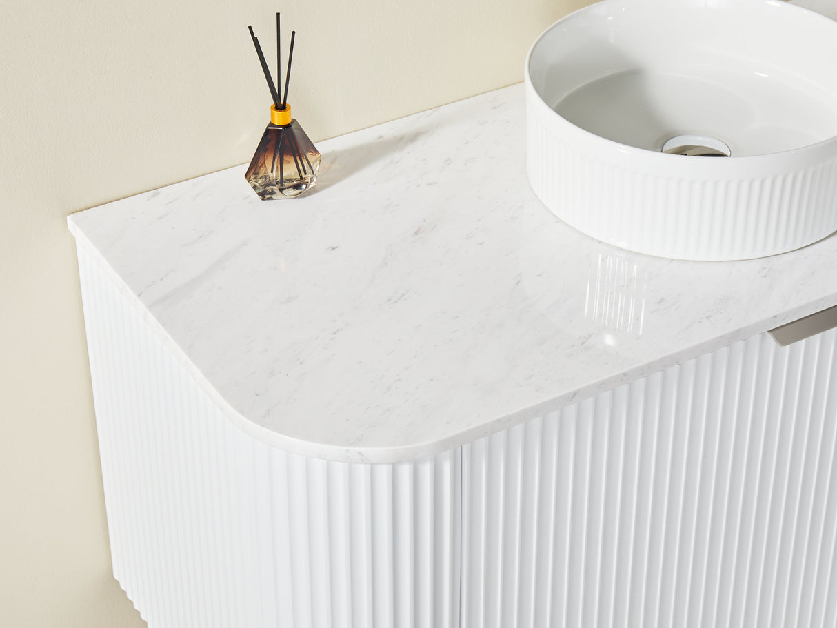 Avalon Wall Hung Vanity (Matte White)