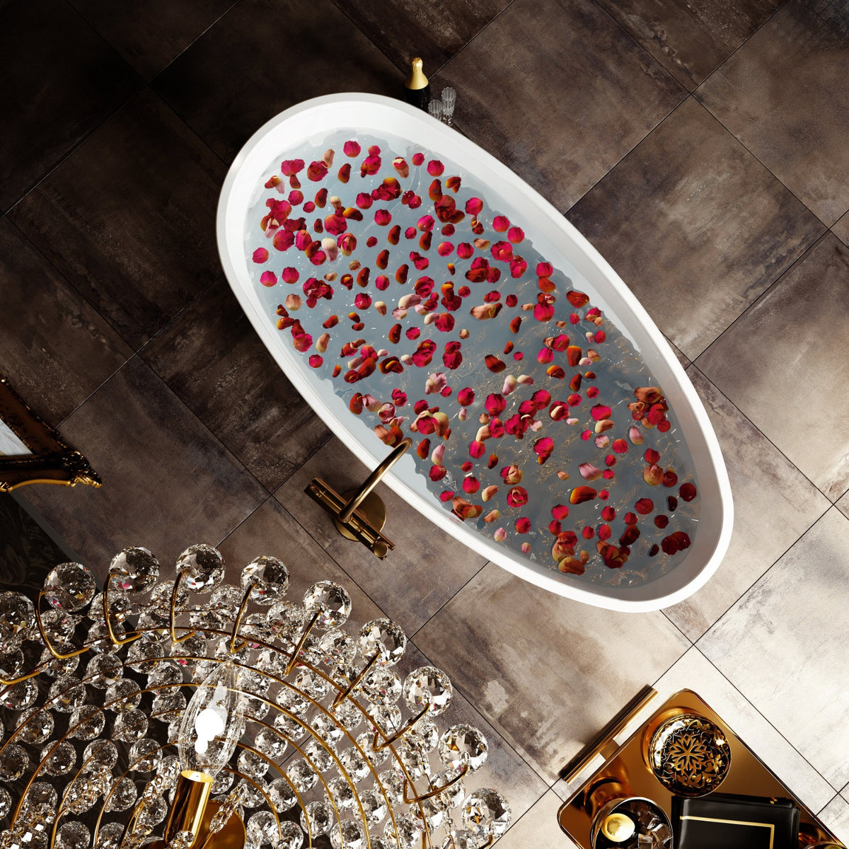 AVEO Freestanding Bathtub Overflow 1700MM