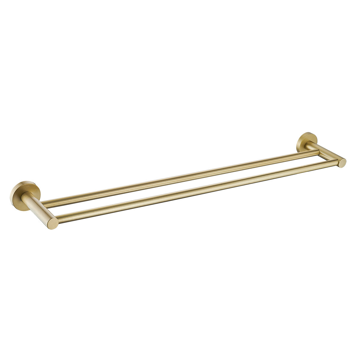 Ideal Double Towel Rail 600/750/900mm (Brushed Gold)