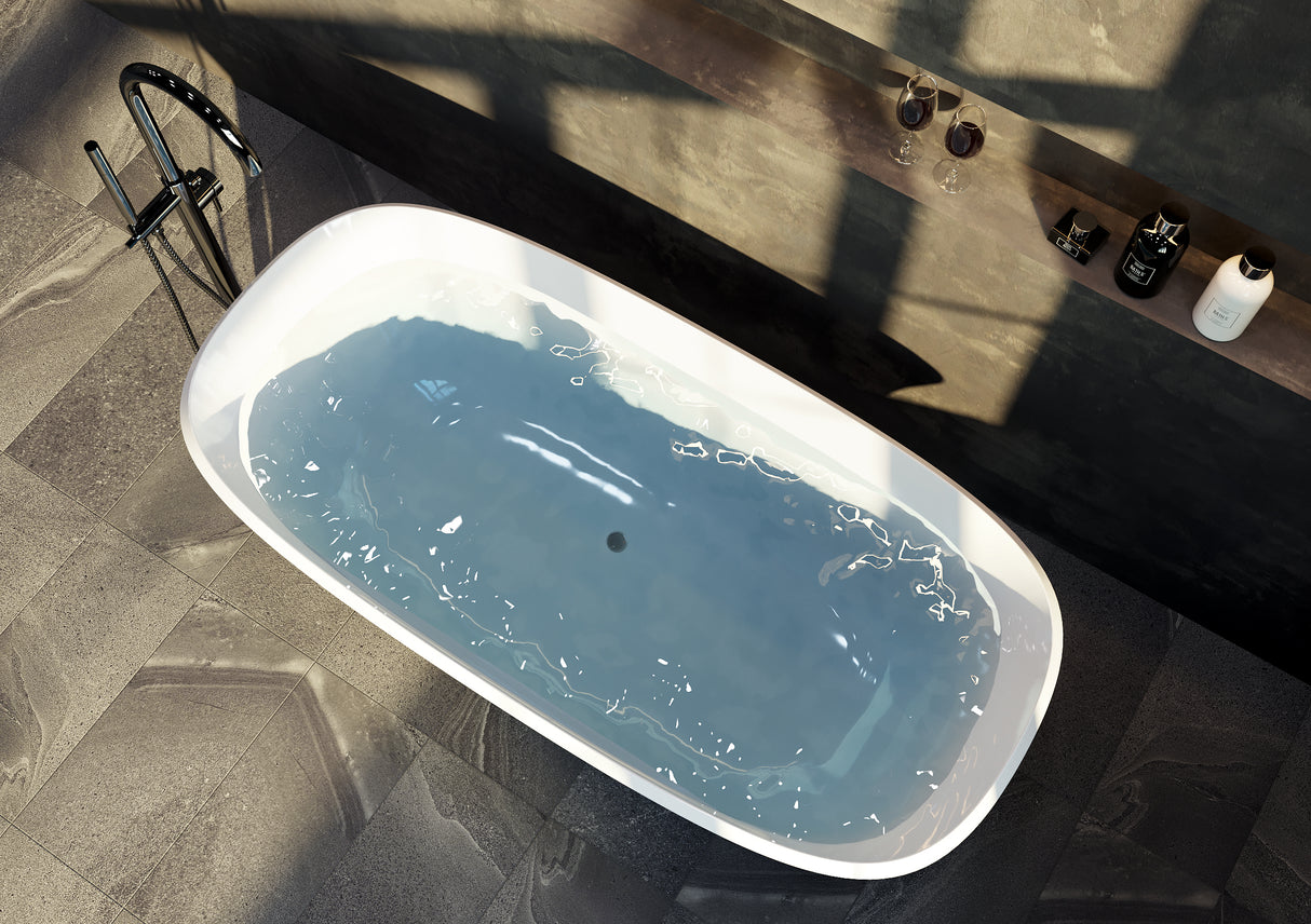 BADEN Freestanding Bathtub Overflow 1700mm/1500mm