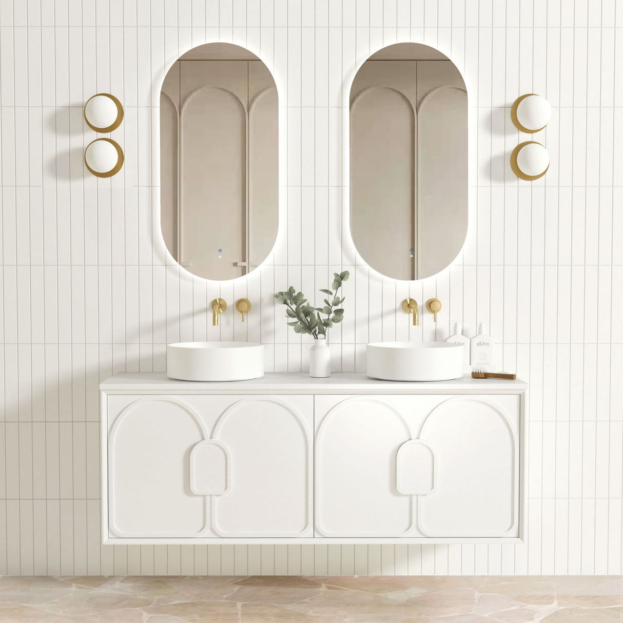 BALMORAL Mark II Wall Hung Vanity Matte White