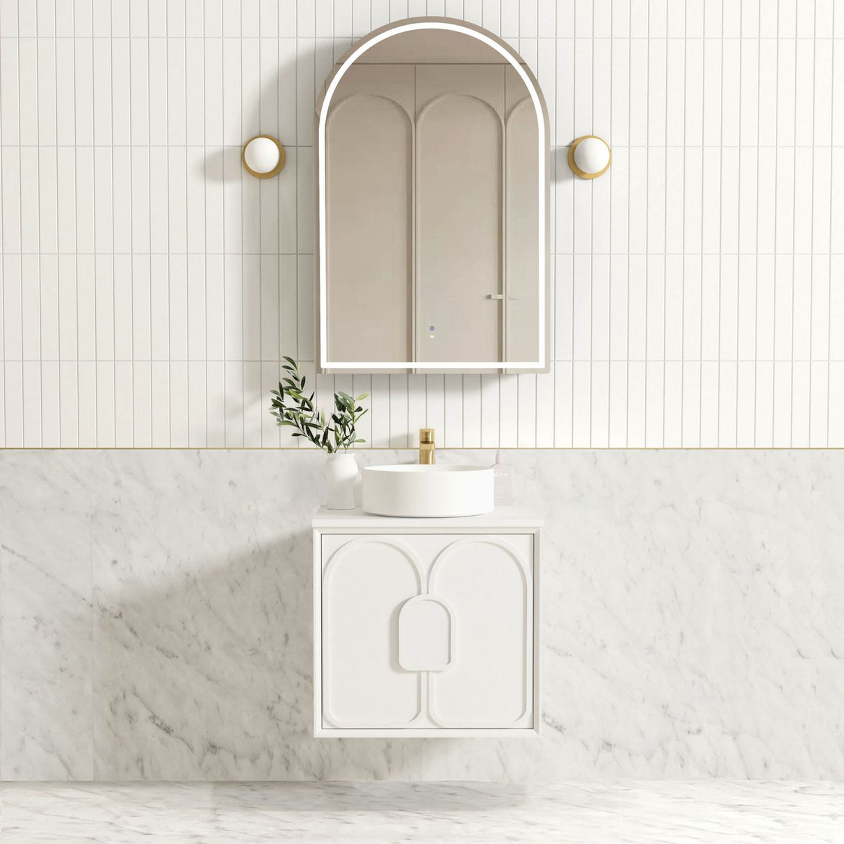 BALMORAL Mark II Wall Hung Vanity Matte White