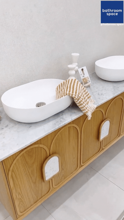 BALMORAL Mark II Wall Hung Vanity Woodland Oak