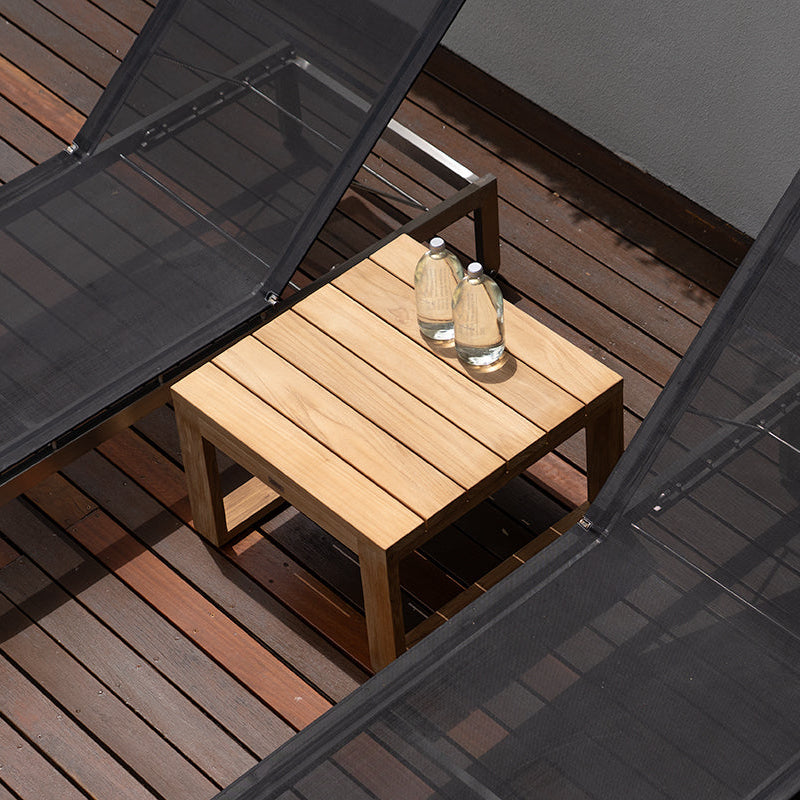 Duo Island Teak Outpost Side Table - 0.61m