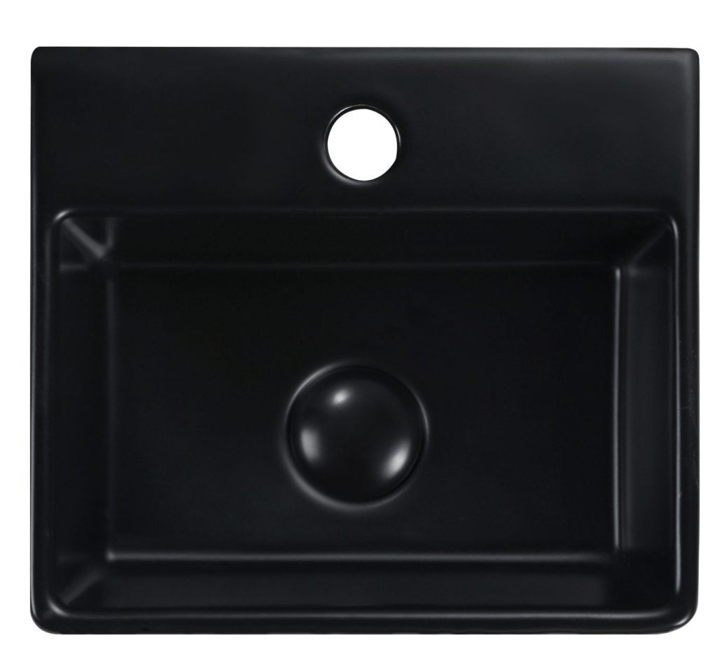 Lexi Basin 330 x 290mm (Black)- Clearance