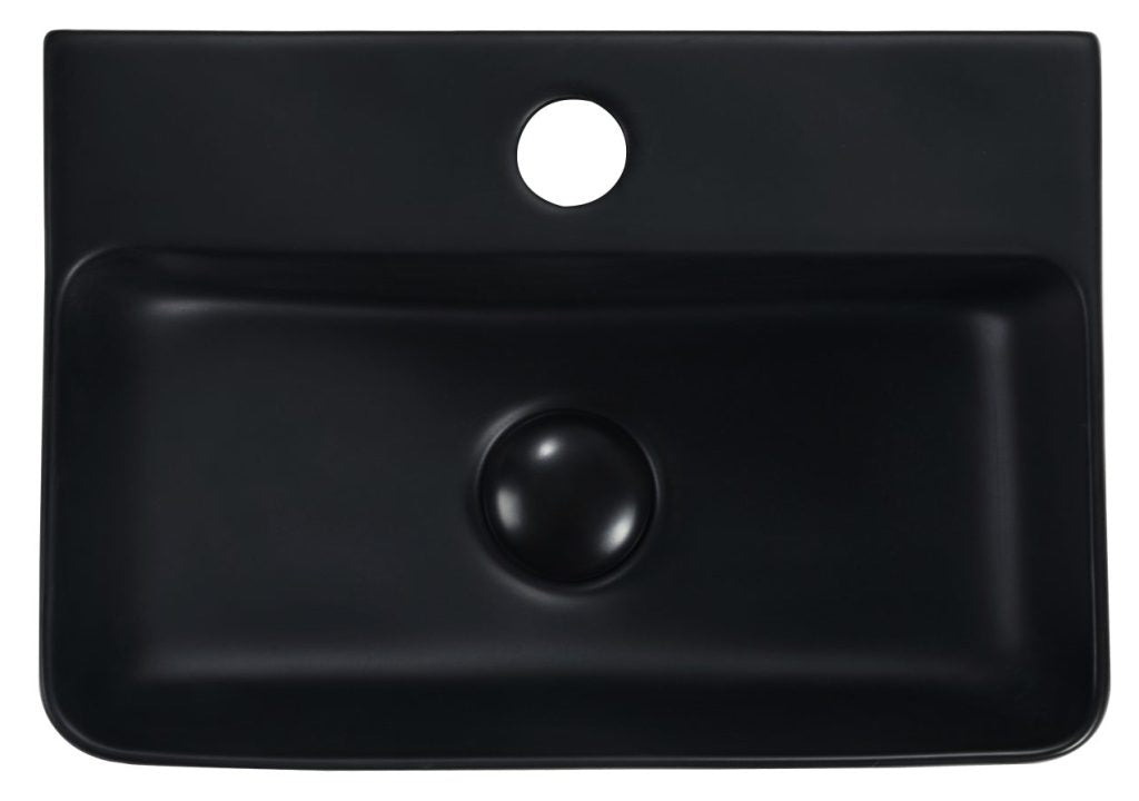 Mallory Basin 365 x 260mm (Black)- Clearance
