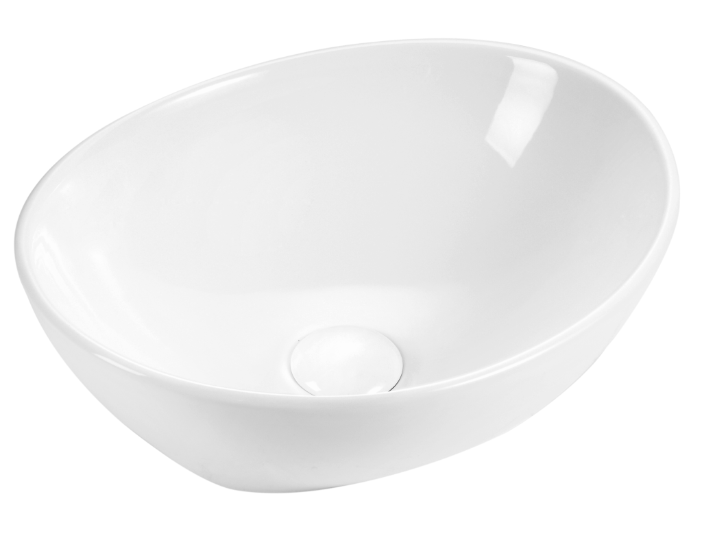 Gemini Basin (405 x 335mm) (White)- Clearance