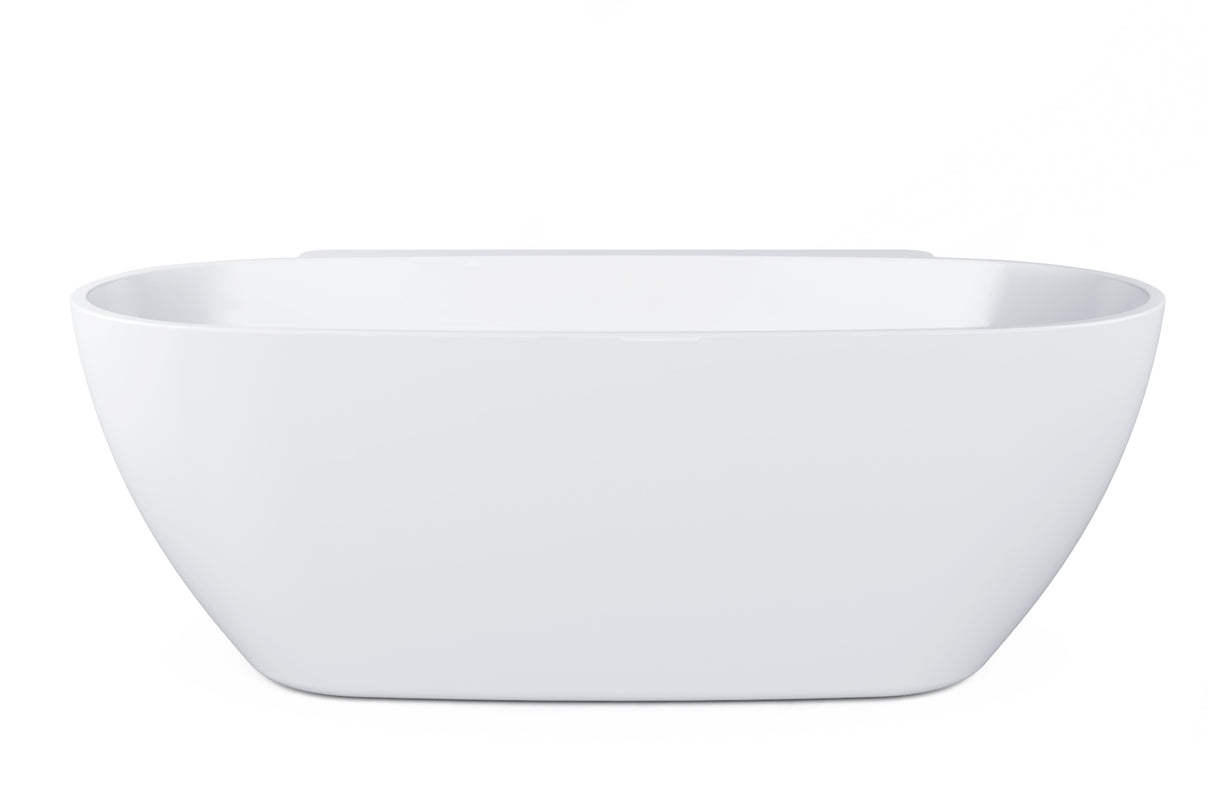 PALERMO Freestanding Bathtub Overflow 1650mm/1750mm