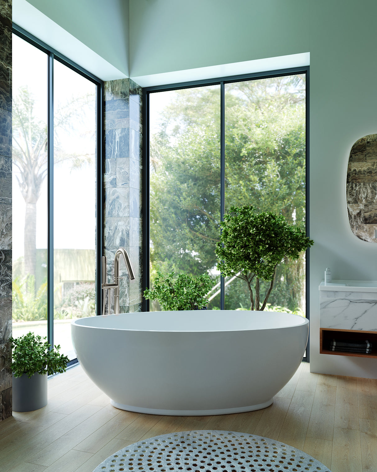 AVEO Freestanding Bathtub Overflow 1700MM