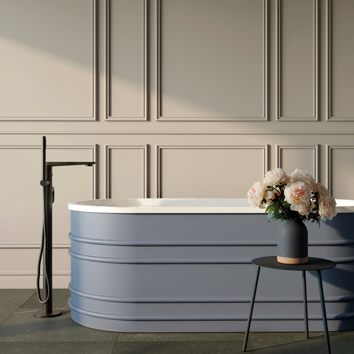 BUCCIANO Freestanding Bathtub with Overflow 1675mm