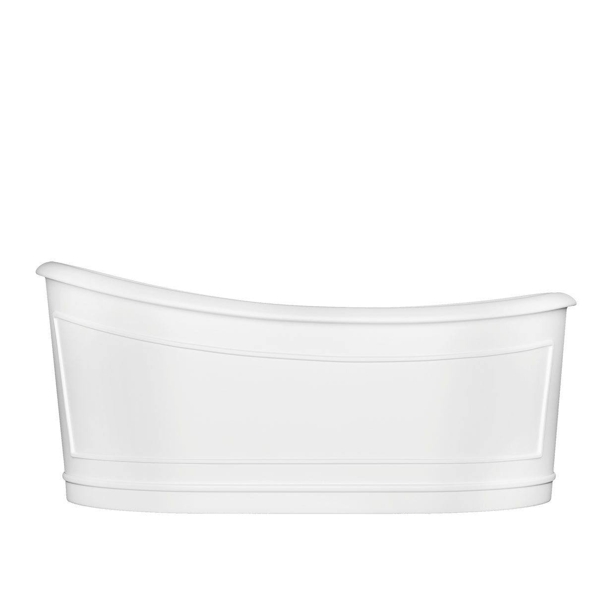 RITZ Freestanding Bathtub with Non-Overflow (Matte White) (1700mm)
