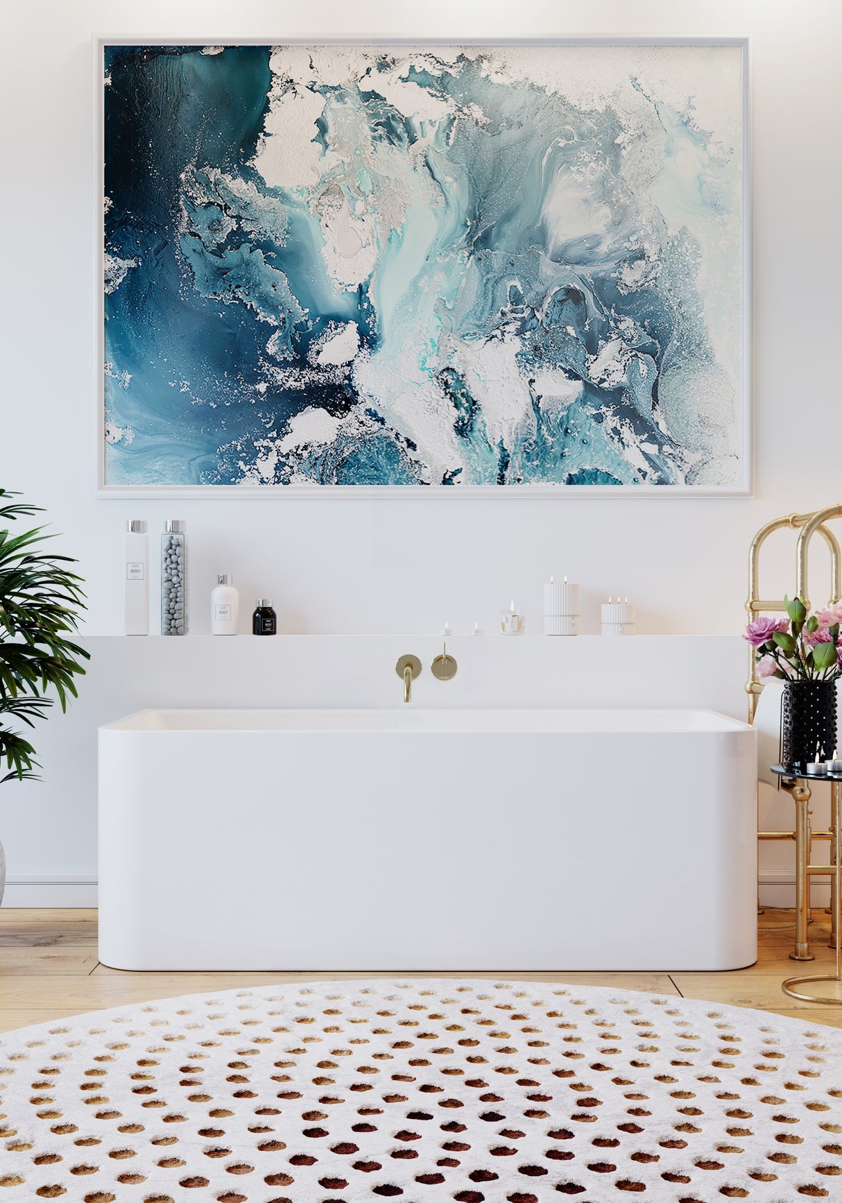 ALTO Back to Wall Bathtub Overflow 1700mm/1500mm