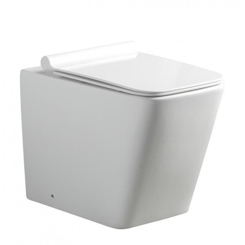 Ardente-R Rimless Nano Glaze Wall Faced Toilet (Gloss White) - Clearance