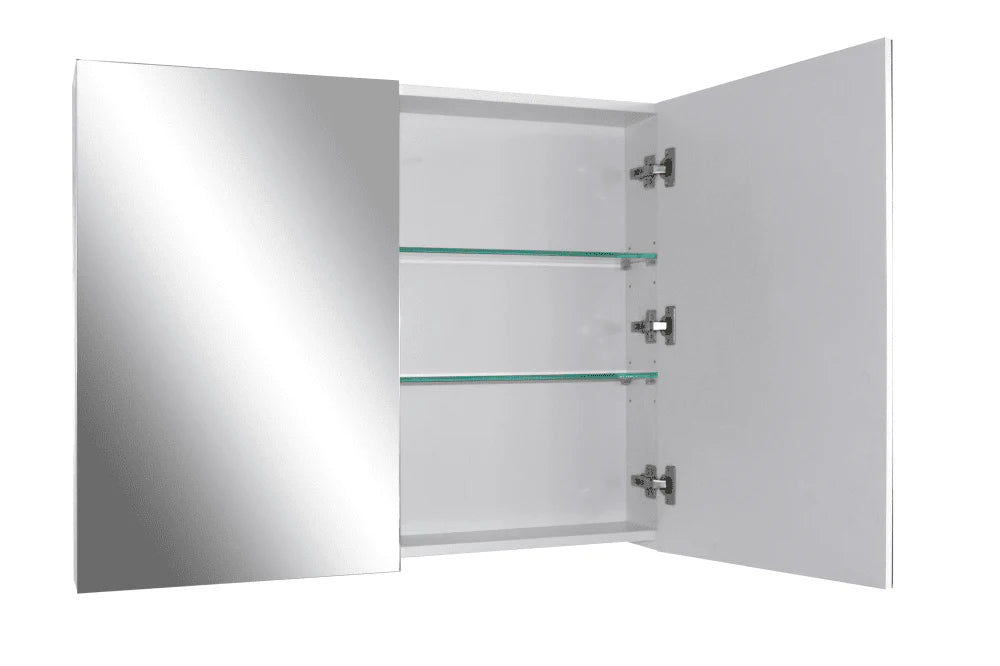 BIANCA PVC Shaving Cabinet 900mm - Glossy White-2