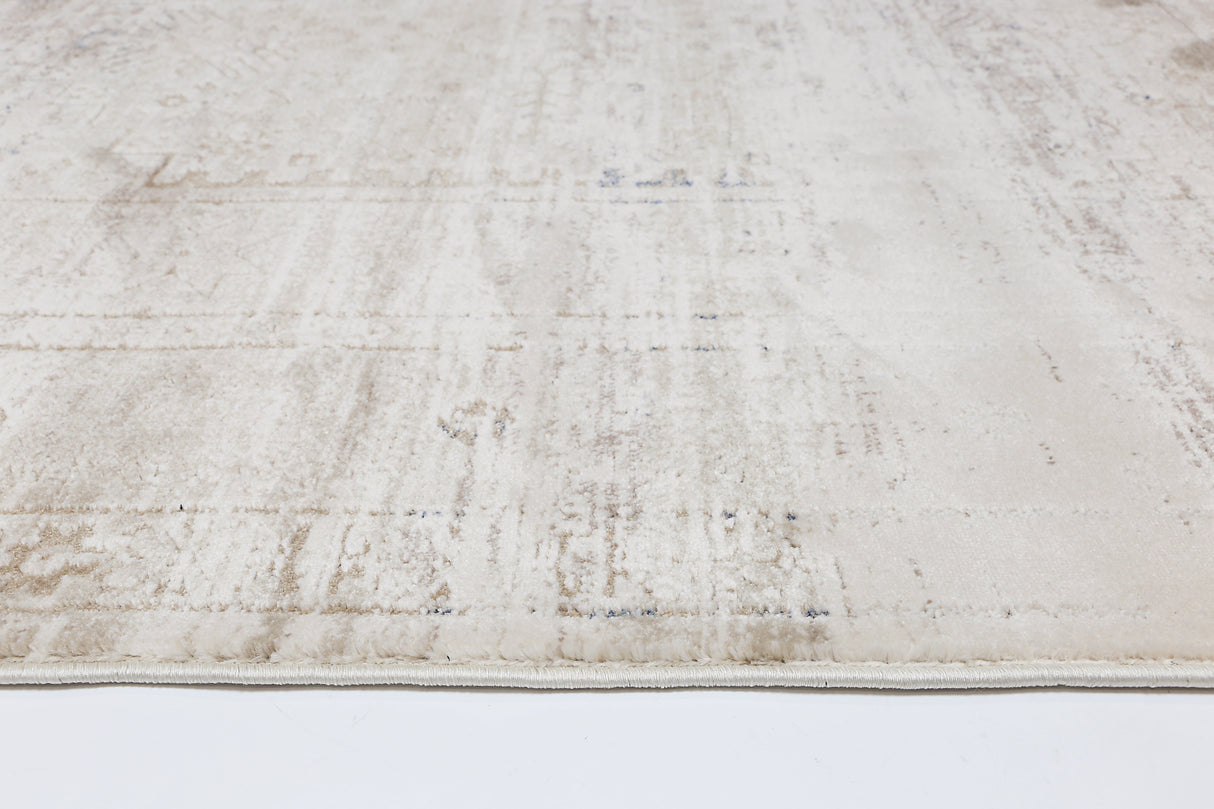 Bohemian Paradise Traditional Grey Blue Rug - 04GBLU