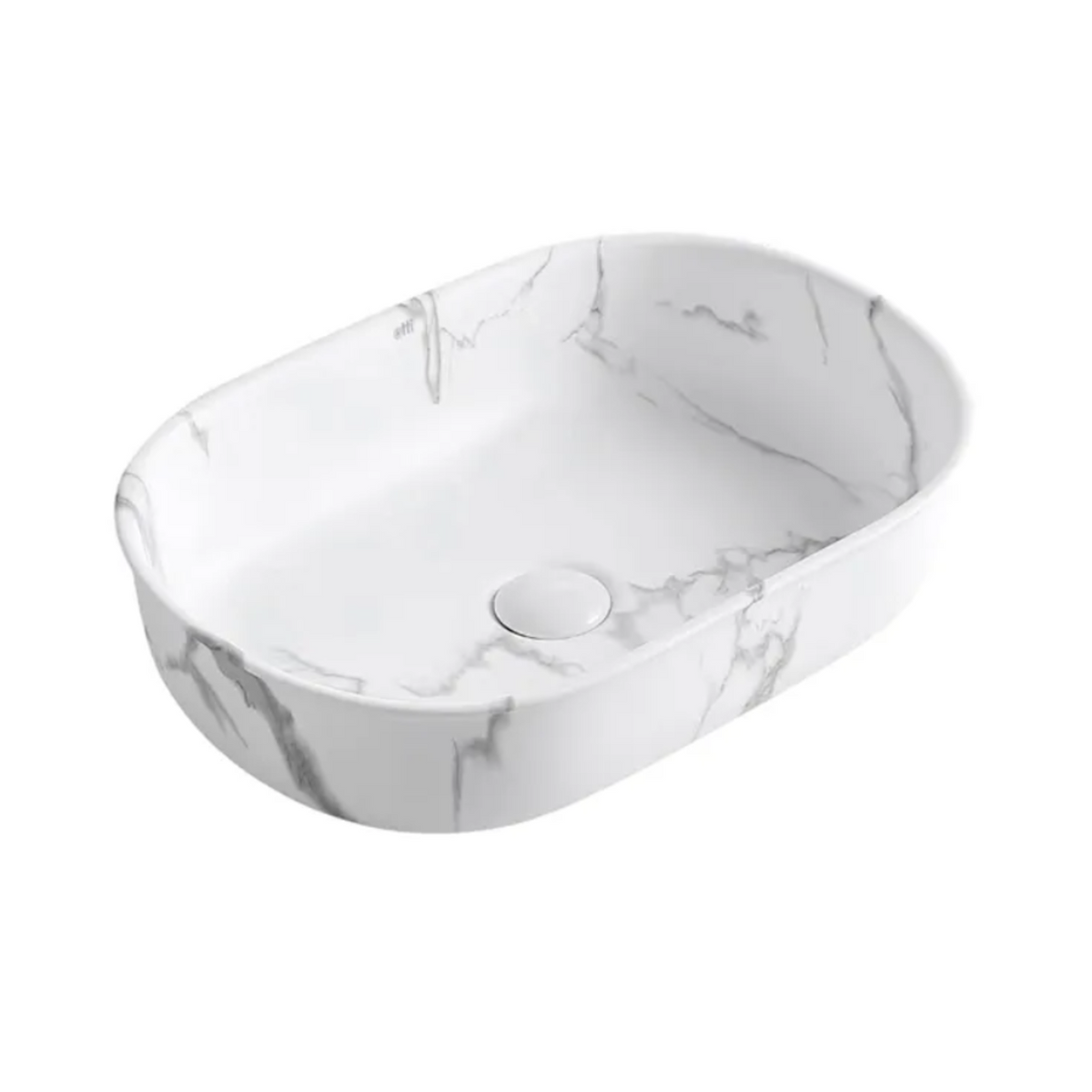BRONTE Ceramic Basin (Oval: 500x360x125)