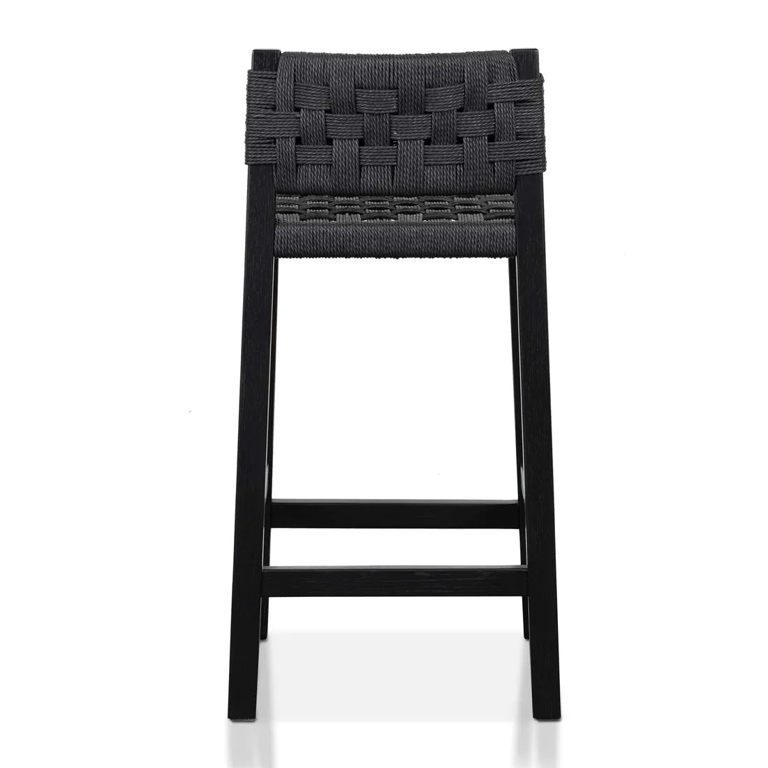 Calibre CBS8213-OW Rattan Bar Stool - Black