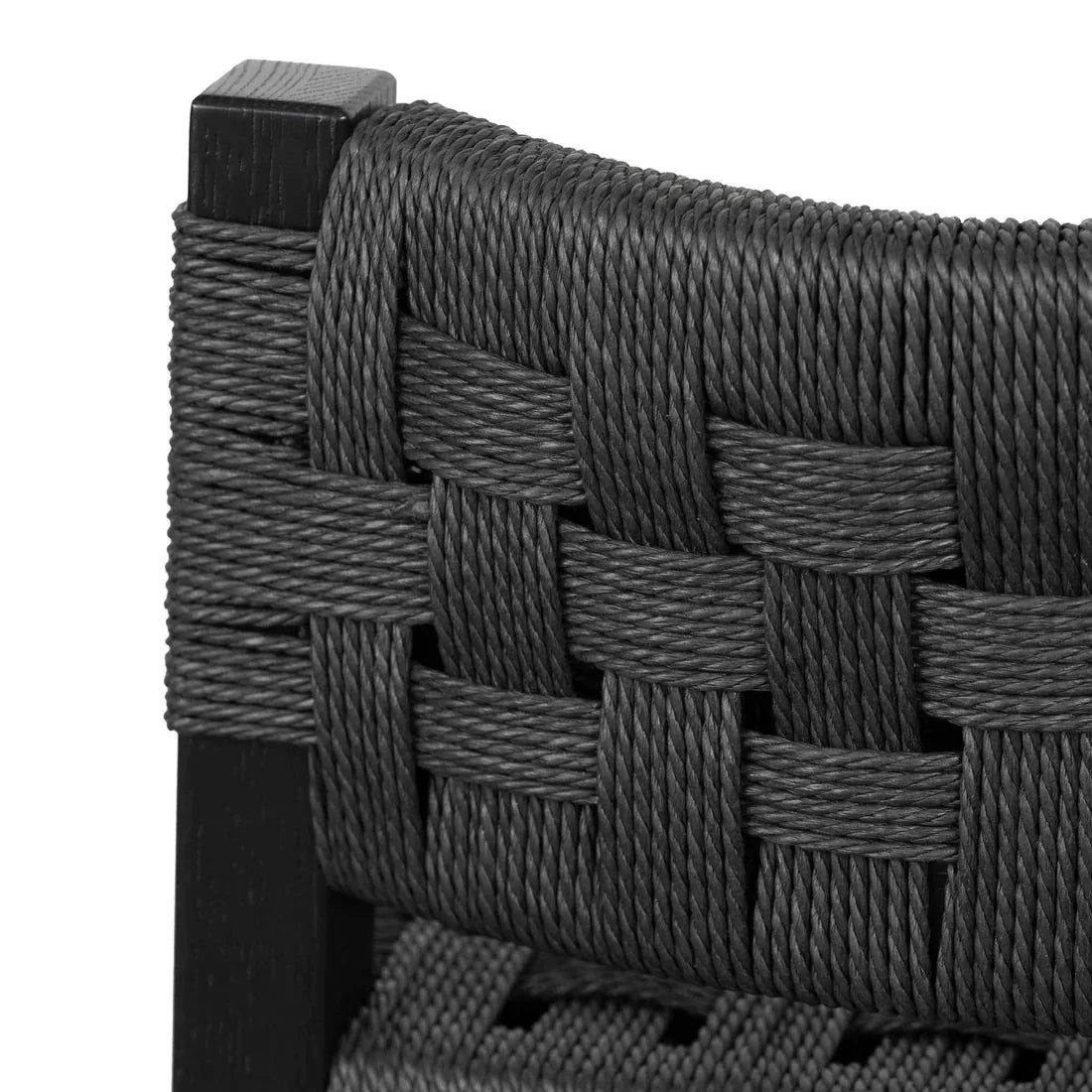 Calibre CBS8213-OW Rattan Bar Stool - Black