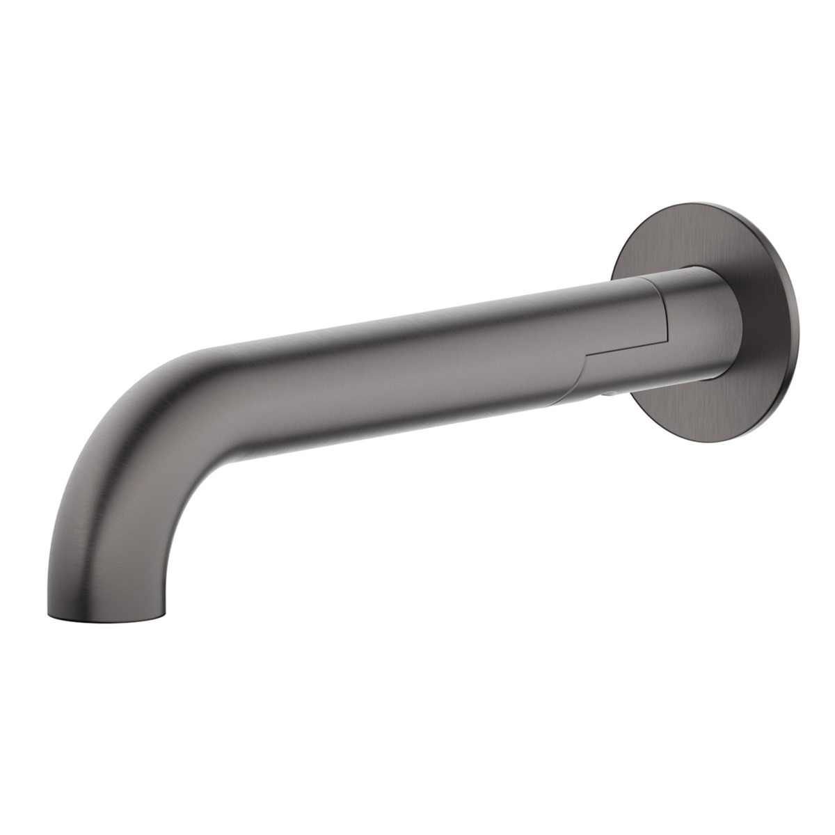 Mica Swivel Bath Spout - Curved-220mm