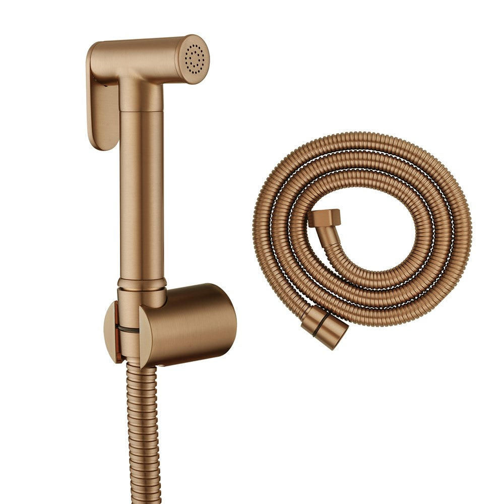 Round Toilet Bidet Spray Kit With Stainless Steel Hose