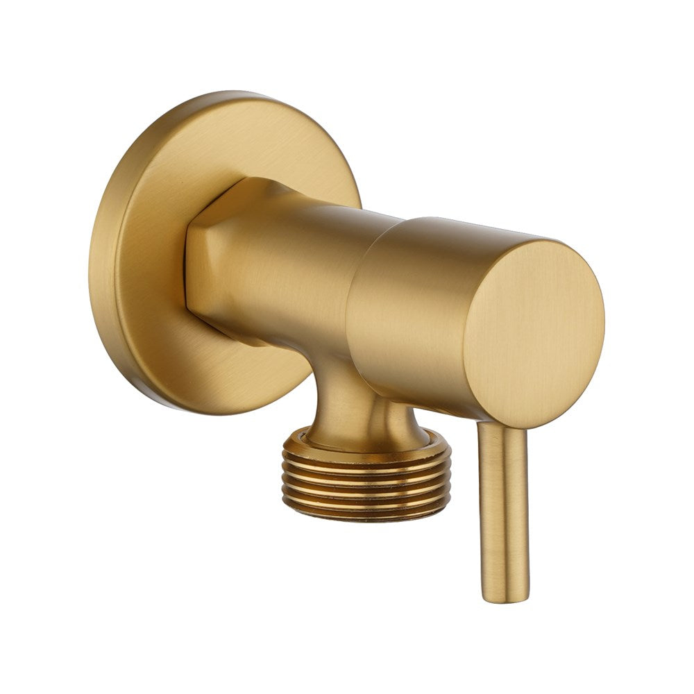 Aquaperla Round 1/4 Turn Washing Machine Stop Tap (One Piece)