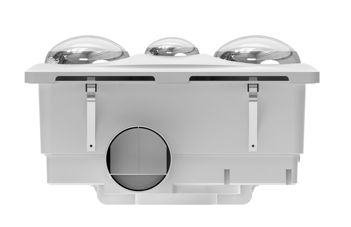 MODURA BathLux2 White Exhaust Fan With Led Light 8w