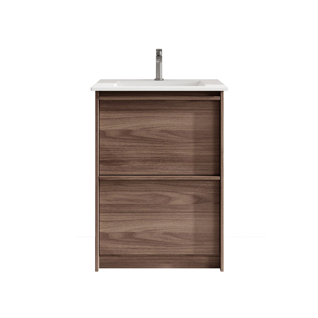 Bella Floor Standing Vanity - Notaio Walnut