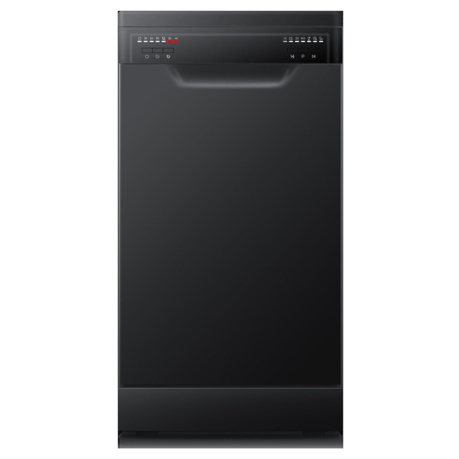 Black Freestanding Dishwasher-450mm 9 place Setting